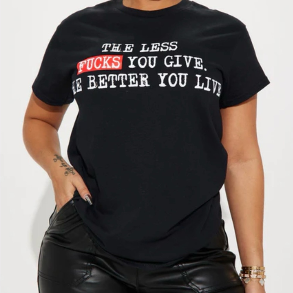 Black Graphic Tee